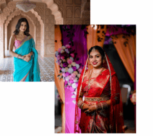 Top Bridal Makeup Artist in Hyderabad- Traditional South Indian Hairstyle with Saree
